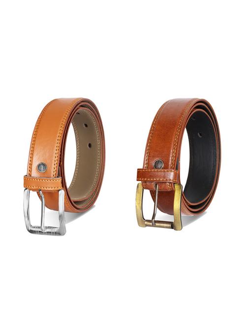 pack of 2 leatherette belts - 19229582 - Very Small Image - 1