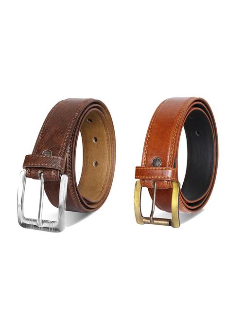 pack of 2 leatherette belts - 19229594 - Very Small Image - 1