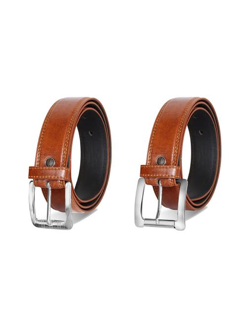 pack of 2 leatherette belts - 19229604 - Very Small Image - 1