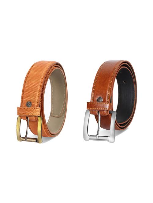 pack of 2 leatherette belts - 19229617 - Very Small Image - 1