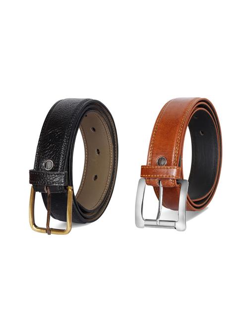 pack of 2 leatherette belts - 19229625 - Very Small Image - 1