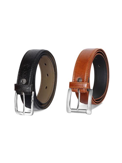 pack of 2 leatherette belts - 19229627 - Very Small Image - 1