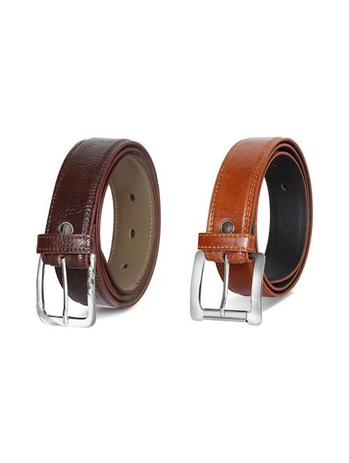 pack of 2 leatherette belts - 19229633 - Very Small Image - 1