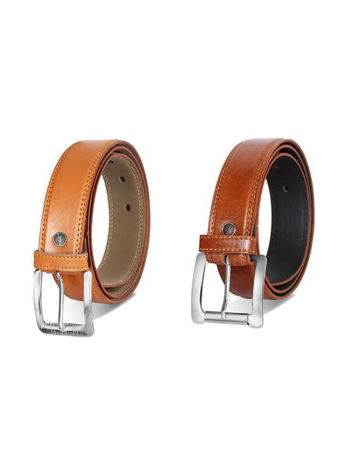 pack of 2 leatherette belts - 19229658 - Very Small Image - 1