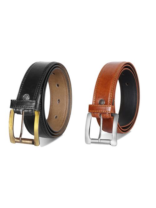 pack of 2 leatherette belts - 19229659 - Very Small Image - 1