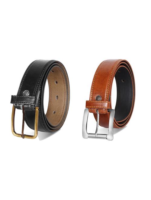 pack of 2 leatherette belts - 19229661 - Very Small Image - 1