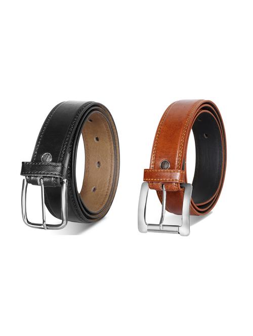 pack of 2 leatherette belts - 19229662 - Very Small Image - 1