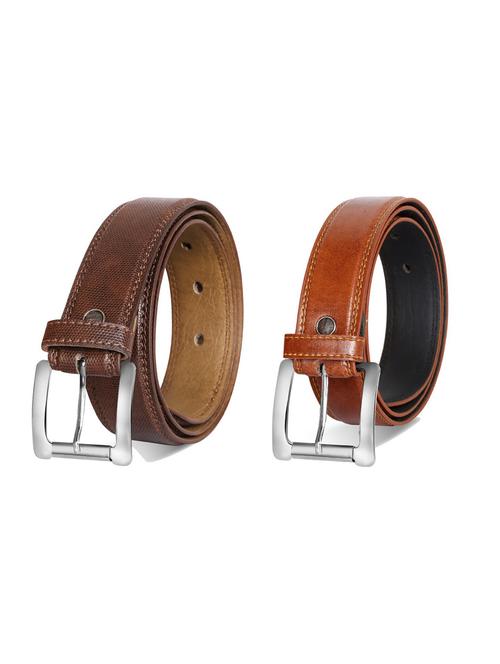 pack of 2 leatherette belts - 19229666 - Very Small Image - 1