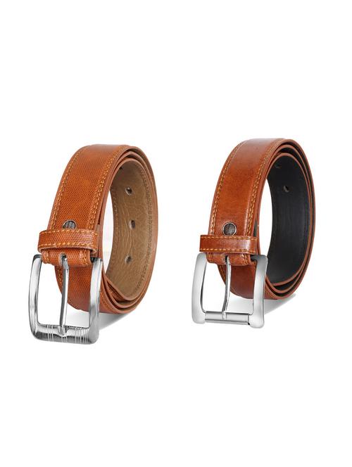 pack of 2 leatherette belts - 19229676 - Very Small Image - 1