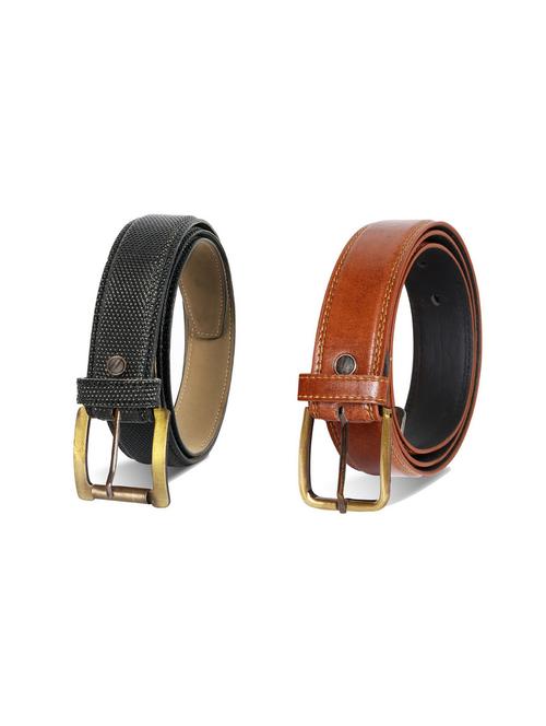 pack of 2 leatherette belts - 19229680 - Very Small Image - 1