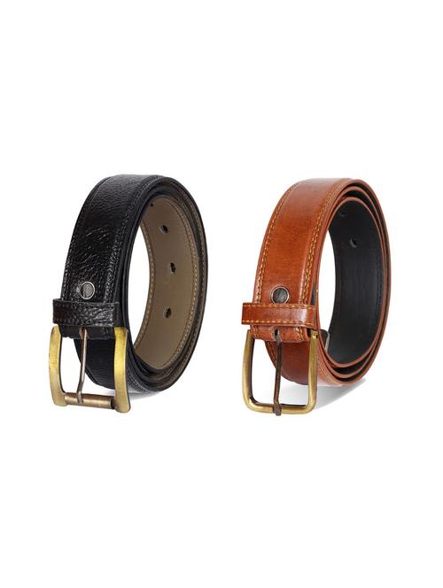 pack of 2 leatherette belt - 19229698 - Very Small Image - 1