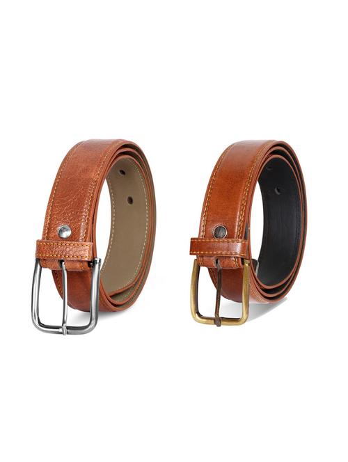 pack of 2 leatherette belt - 19229713 - Very Small Image - 1