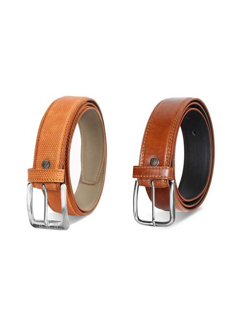 pack of 2 leatherette belt - 19229771 - Very Small Image - 1