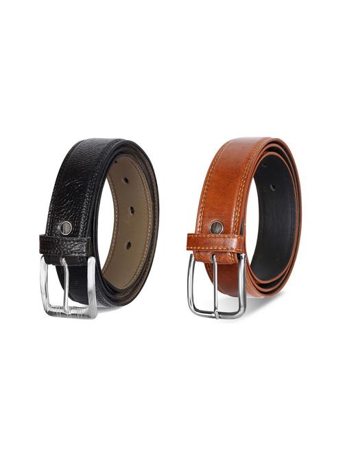 pack of 2 leatherette belt - 19229777 - Very Small Image - 1