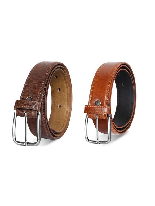 pack of 2 leatherette belt - 19229817 - Very Small Image - 1