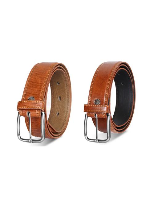 pack of 2 leatherette belt - 19229823 - Very Small Image - 1