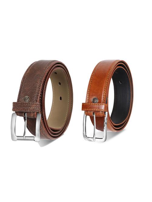 pack of 2 leatherette belt - 19229834 - Very Small Image - 1