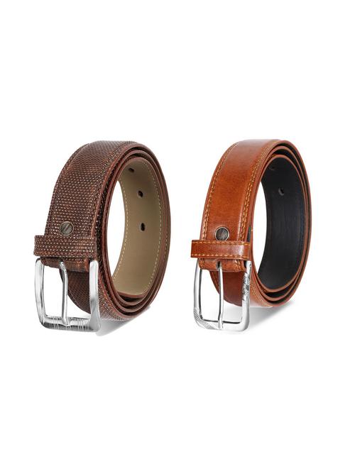 pack of 2 leatherette belt - 19229838 - Very Small Image - 1