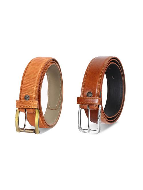 pack of 2 leatherette belt - 19229839 - Very Small Image - 1