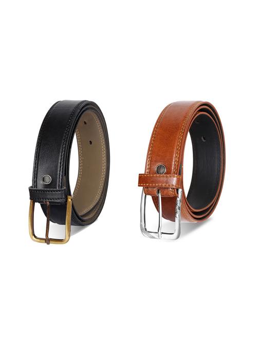 pack of 2 leatherette belt - 19229865 - Very Small Image - 1
