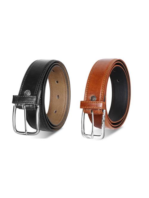 pack of 2 leatherette belt - 19229884 - Very Small Image - 1
