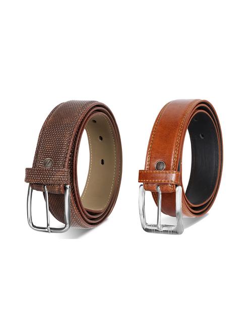 pack of 2 leatherette belt - 19229908 - Very Small Image - 1