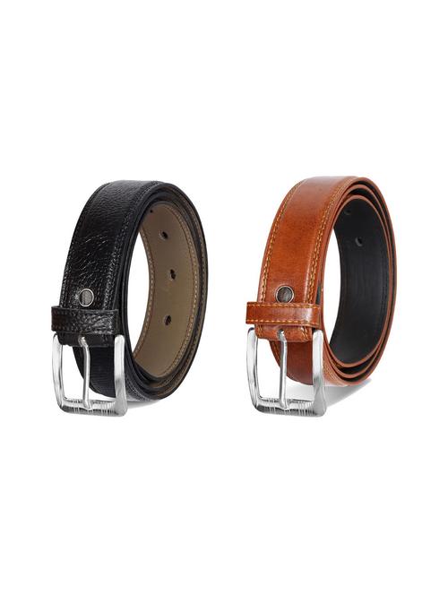 pack of 2 leatherette belt - 19229922 - Very Small Image - 1