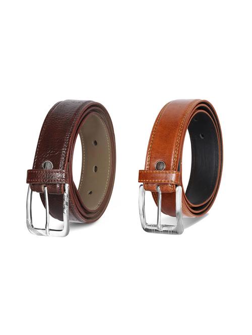 pack of 2 leatherette belt - 19229927 - Very Small Image - 1