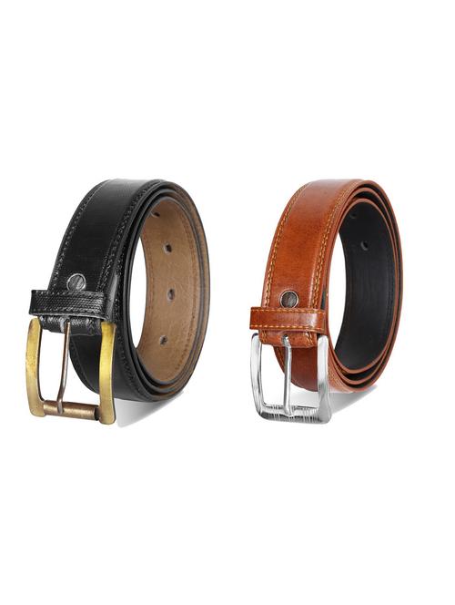 pack of 2 leatherette belt - 19229953 - Very Small Image - 1
