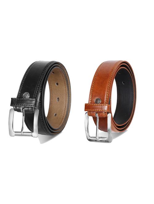 pack of 2 leatherette belt - 19229954 - Very Small Image - 1