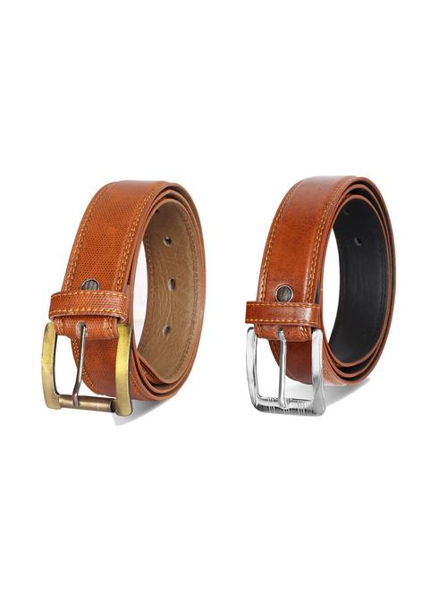 pack of 2 leatherette belt - 19229965 - Very Small Image - 1