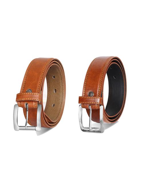 pack of 2 leatherette belt - 19229966 - Very Small Image - 1