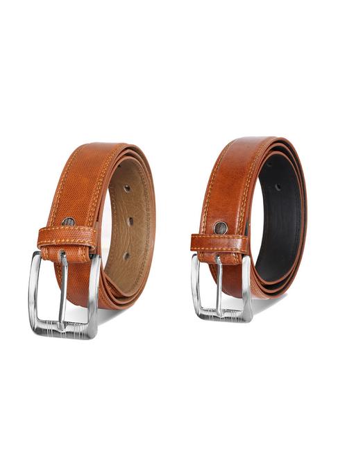 pack of 2 leatherette belt - 19229970 - Very Small Image - 1