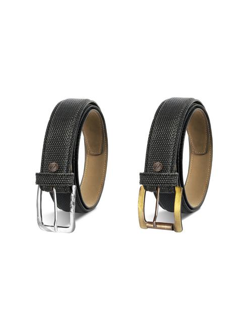 pack of 2 leatherette belt - 19229974 - Very Small Image - 1
