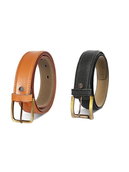 pack of 2 leatherette belt - 19230020 - Very Small Image - 1