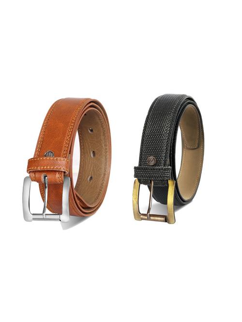 pack of 2 leatherette belt - 19230037 - Very Small Image - 1