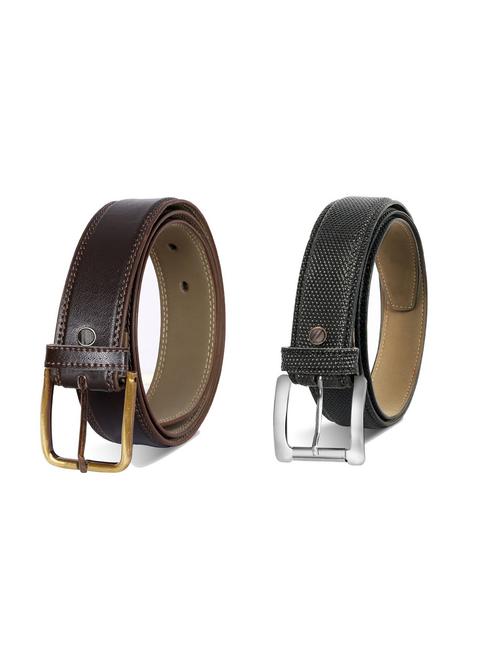 pack of 2 leatherette belt - 19230084 - Very Small Image - 1