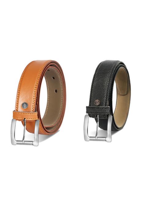 pack of 2 leatherette belt - 19230089 - Very Small Image - 1