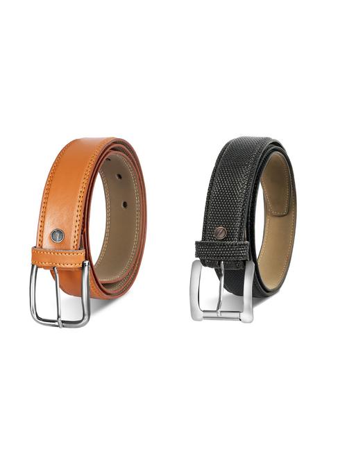 pack of 2 leatherette belt - 19230091 - Very Small Image - 1