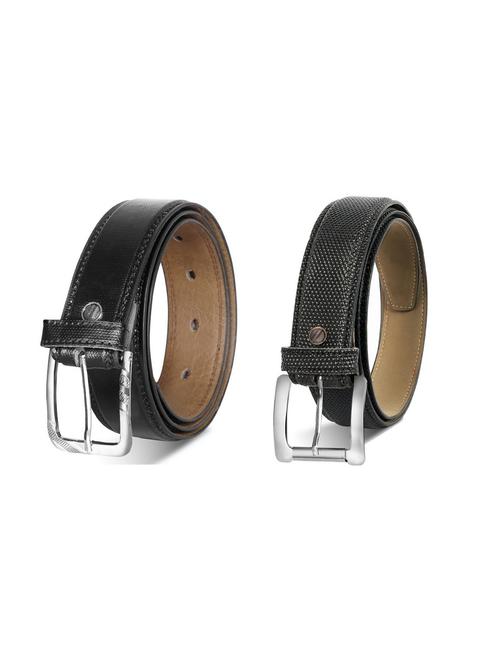 pack of 2 leatherette belt - 19230098 - Very Small Image - 1