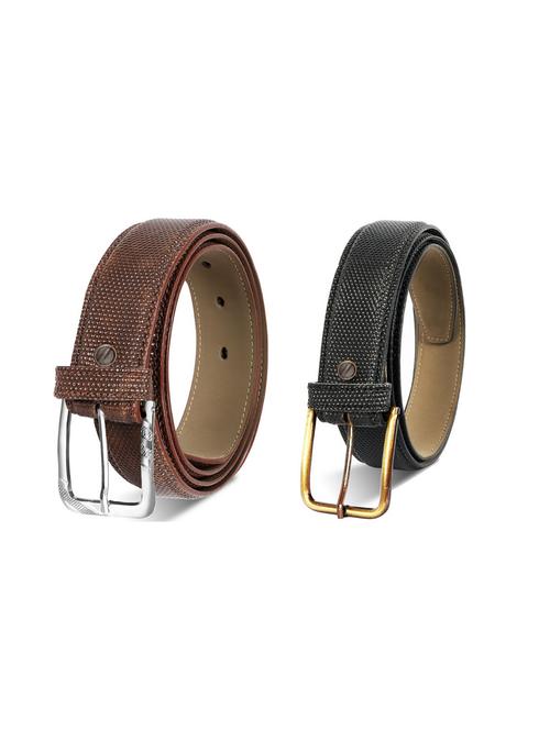 pack of 2 leatherette belt - 19230119 - Very Small Image - 1