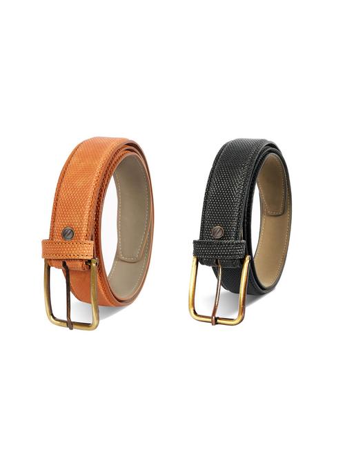 pack of 2 leatherette belt - 19230123 - Very Small Image - 1