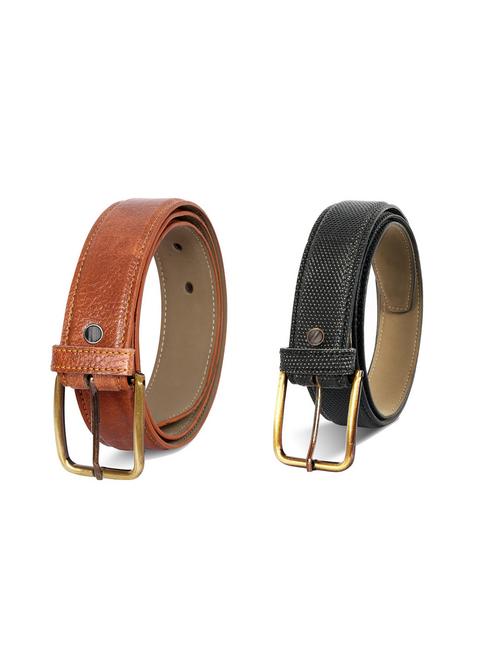 pack of 2 leatherette belt - 19230141 - Very Small Image - 1