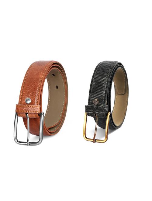pack of 2 leatherette belt - 19230142 - Very Small Image - 1