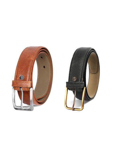pack of 2 leatherette belt - 19230144 - Very Small Image - 1