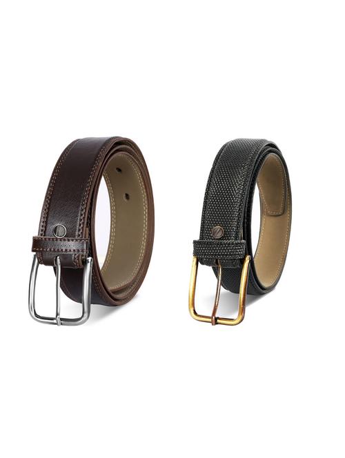 pack of 2 leatherette belt - 19230154 - Very Small Image - 1
