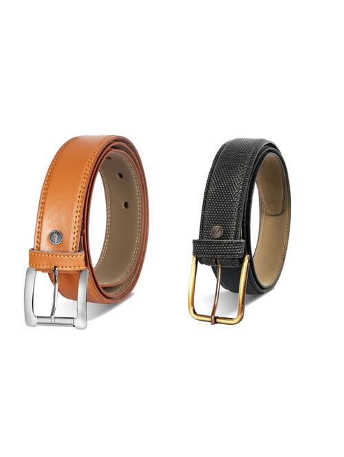 pack of 2 leatherette belt - 19230158 - Very Small Image - 1