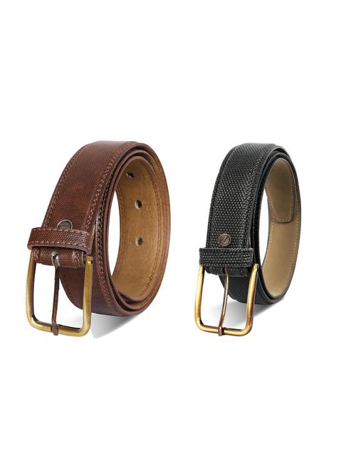 pack of 2 leatherette belt - 19230171 - Very Small Image - 1