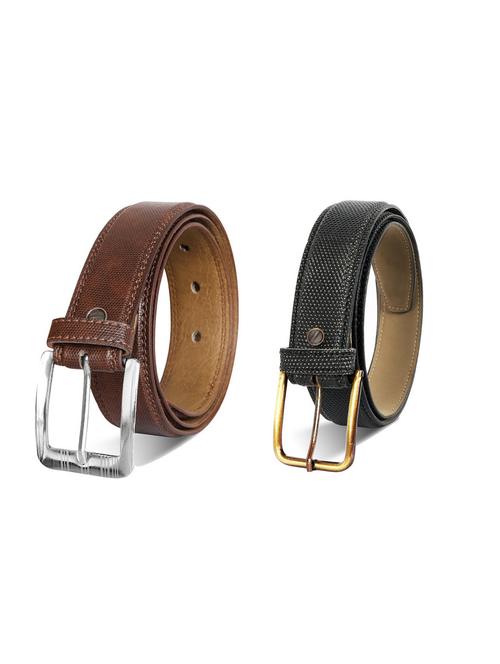 pack of 2 leatherette belt - 19230174 - Very Small Image - 1