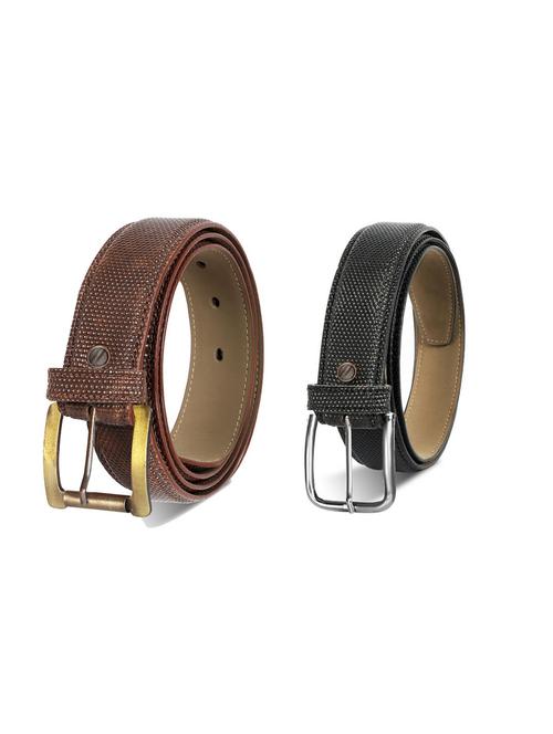 pack of 2 leatherette belt - 19230183 - Very Small Image - 1